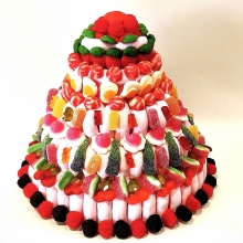 Tarta de chuches  grande 5 pisos variada